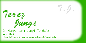 terez jungi business card